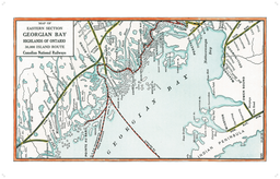 Georgian Bay Map Sauna Mat