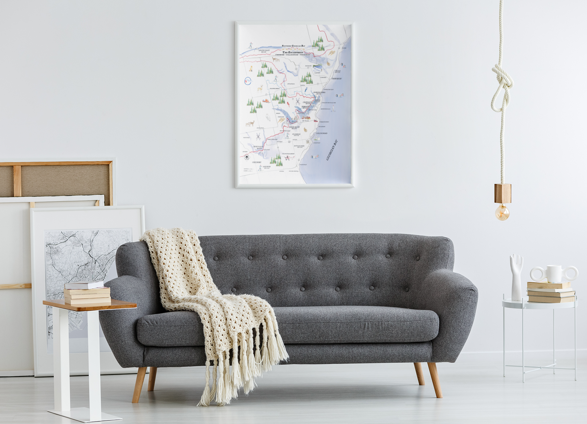 Chalet Map Limited Edition Print
