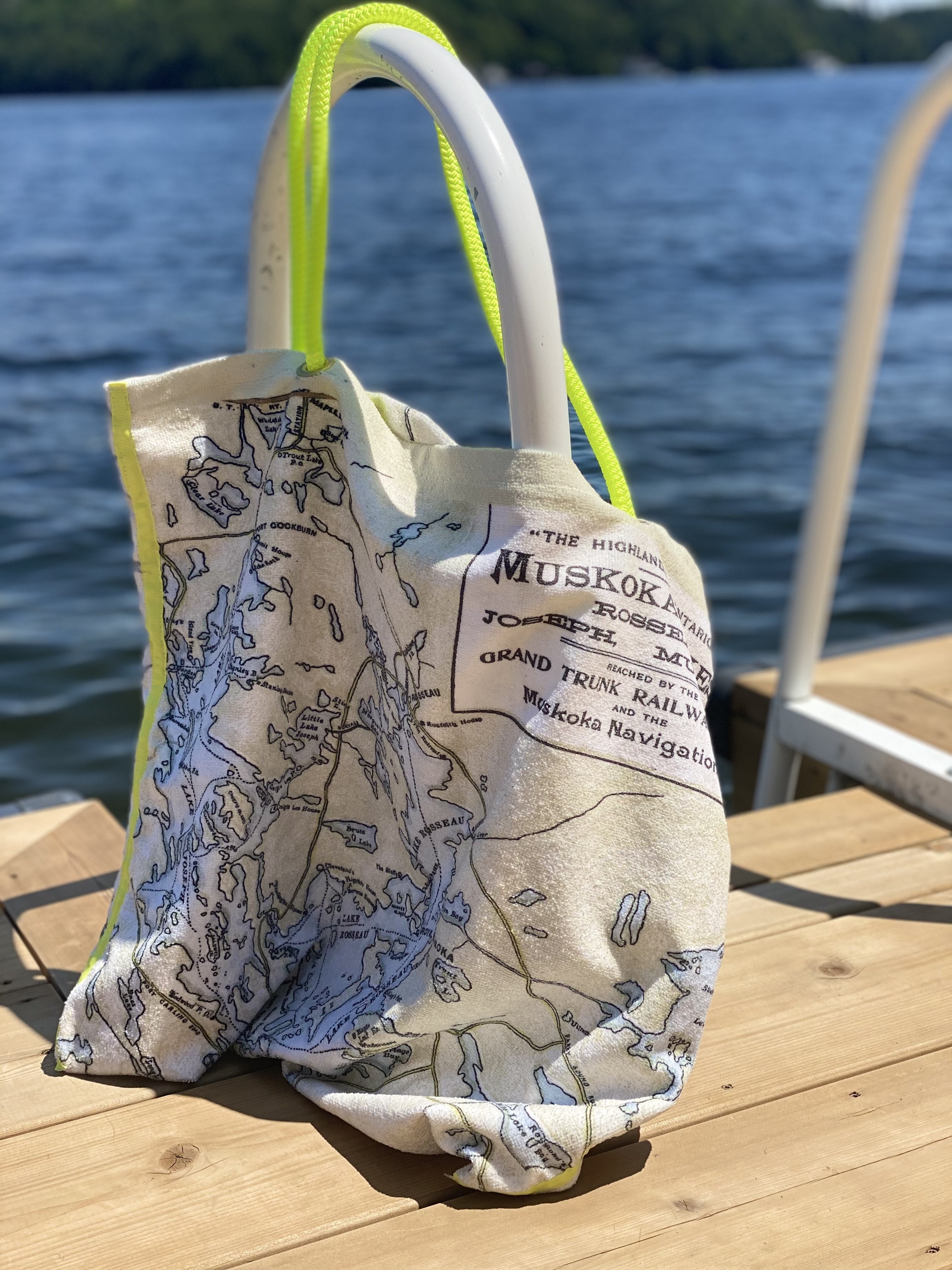 Sample Muskoka Map Tote