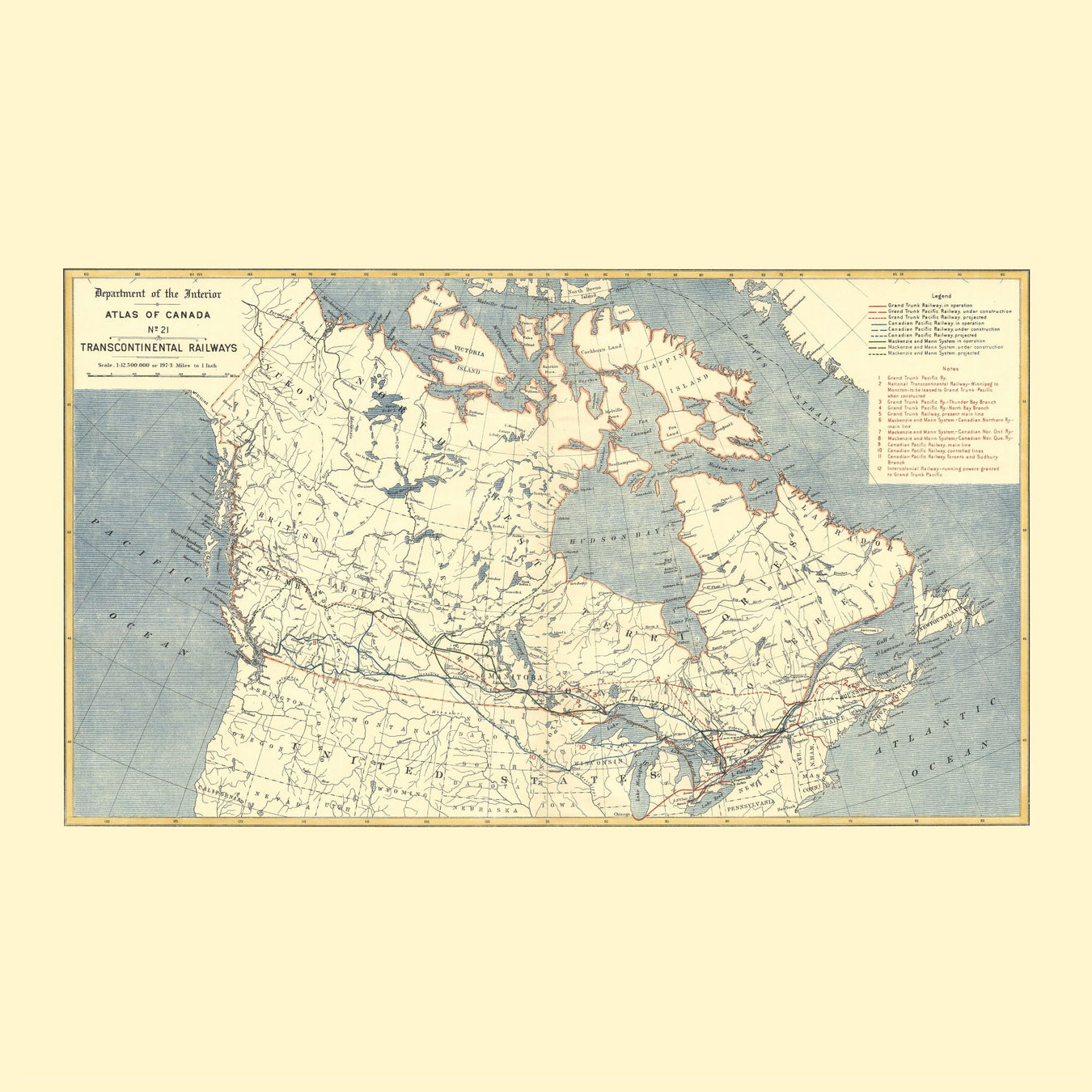 Map of Canada Collection