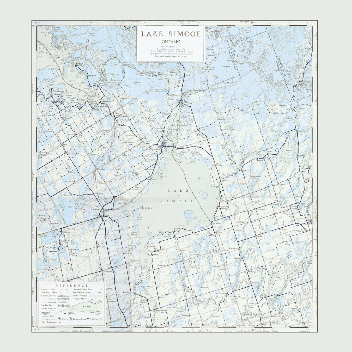 Lake Simcoe Map Collection