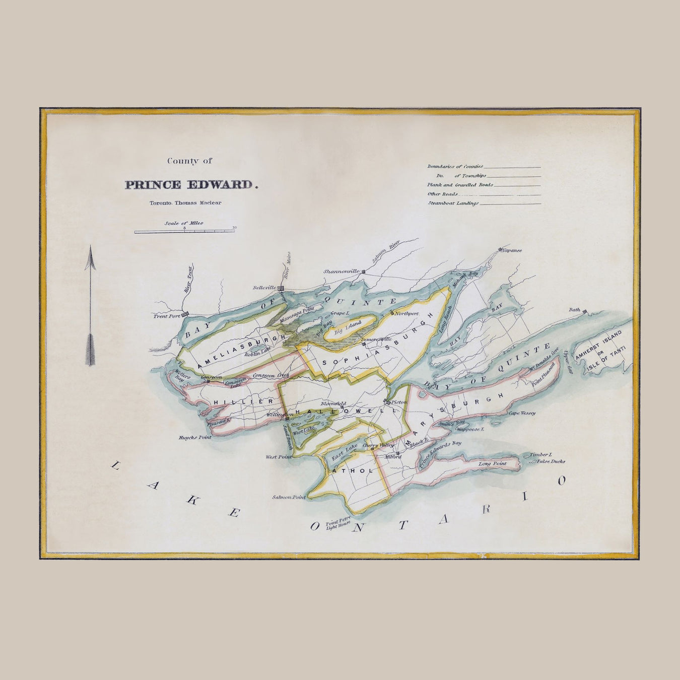 Prince Edward County Map Collection