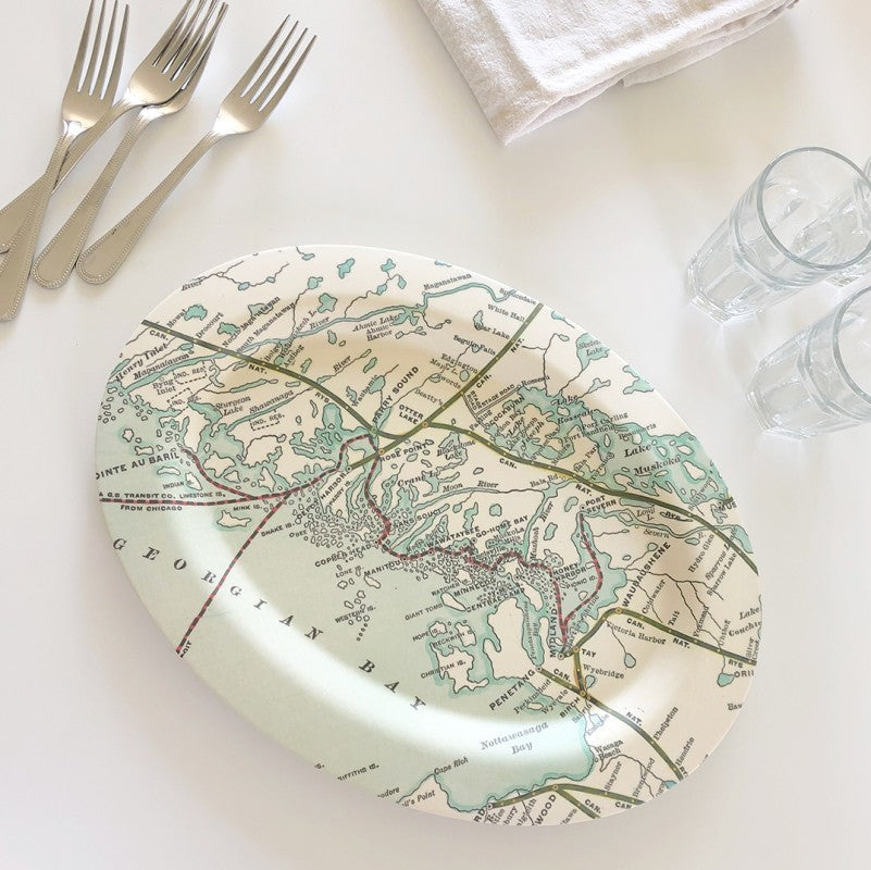 All Map Bamboo Platter Collection