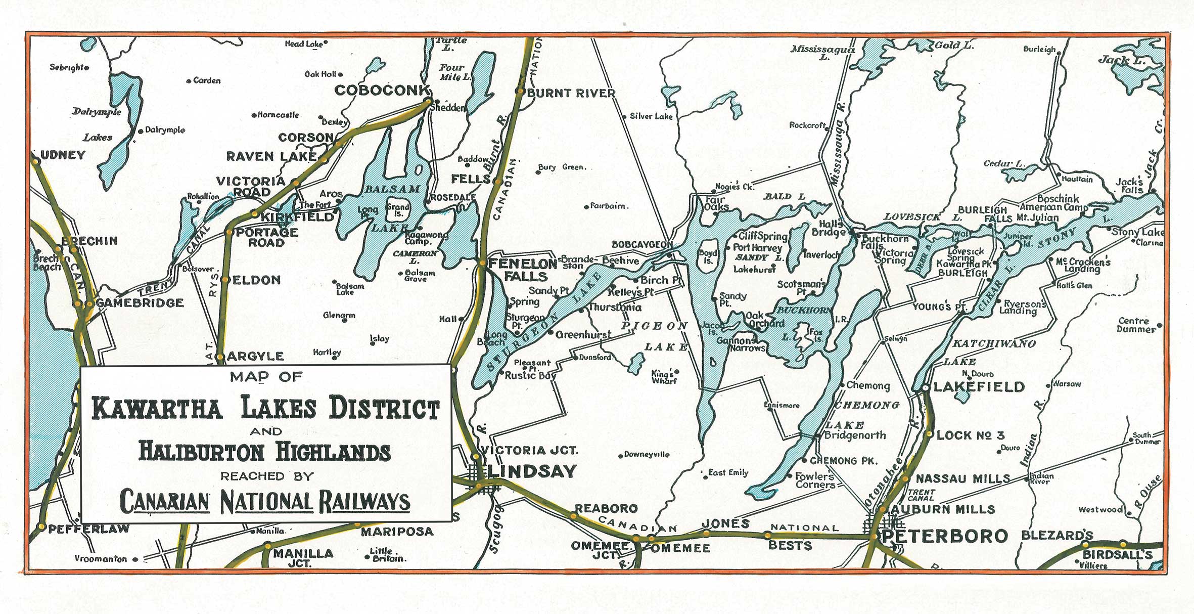 *NEW* Kawartha Lakes Map Beach Towel