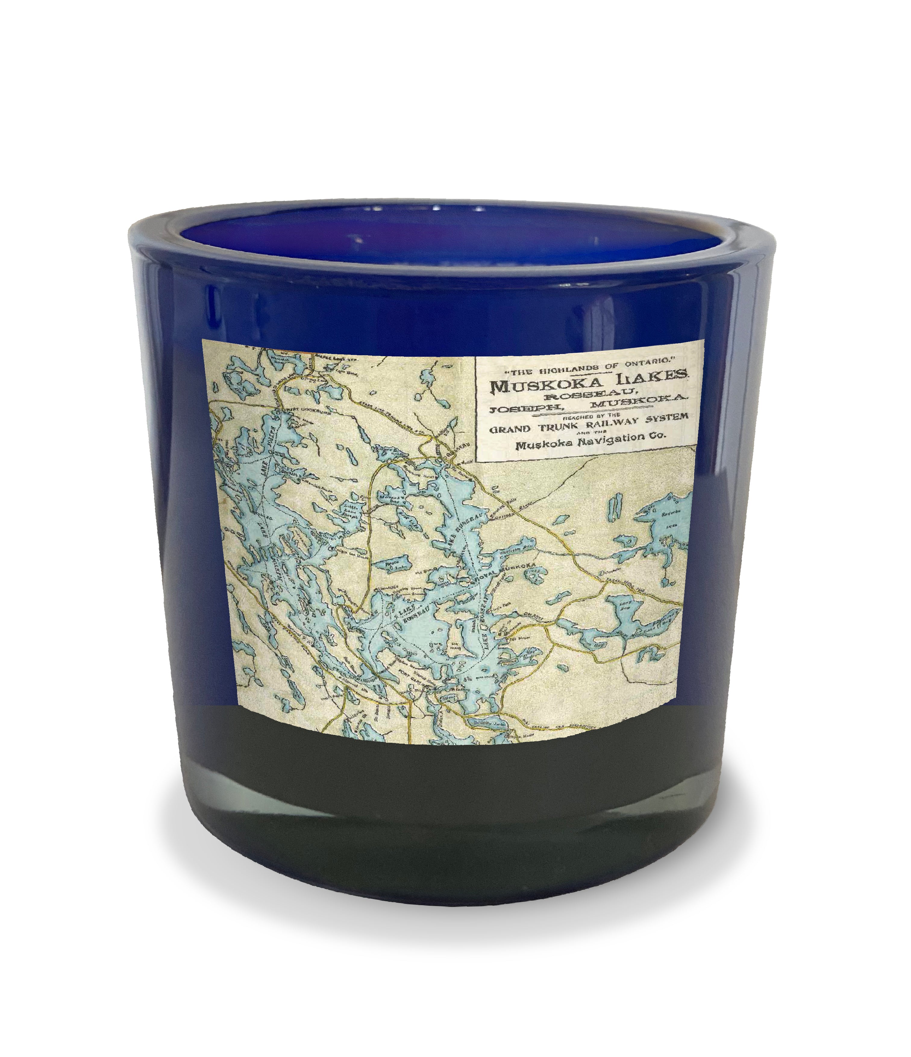Map Notecards & Candle Gift Set in 7 map choices