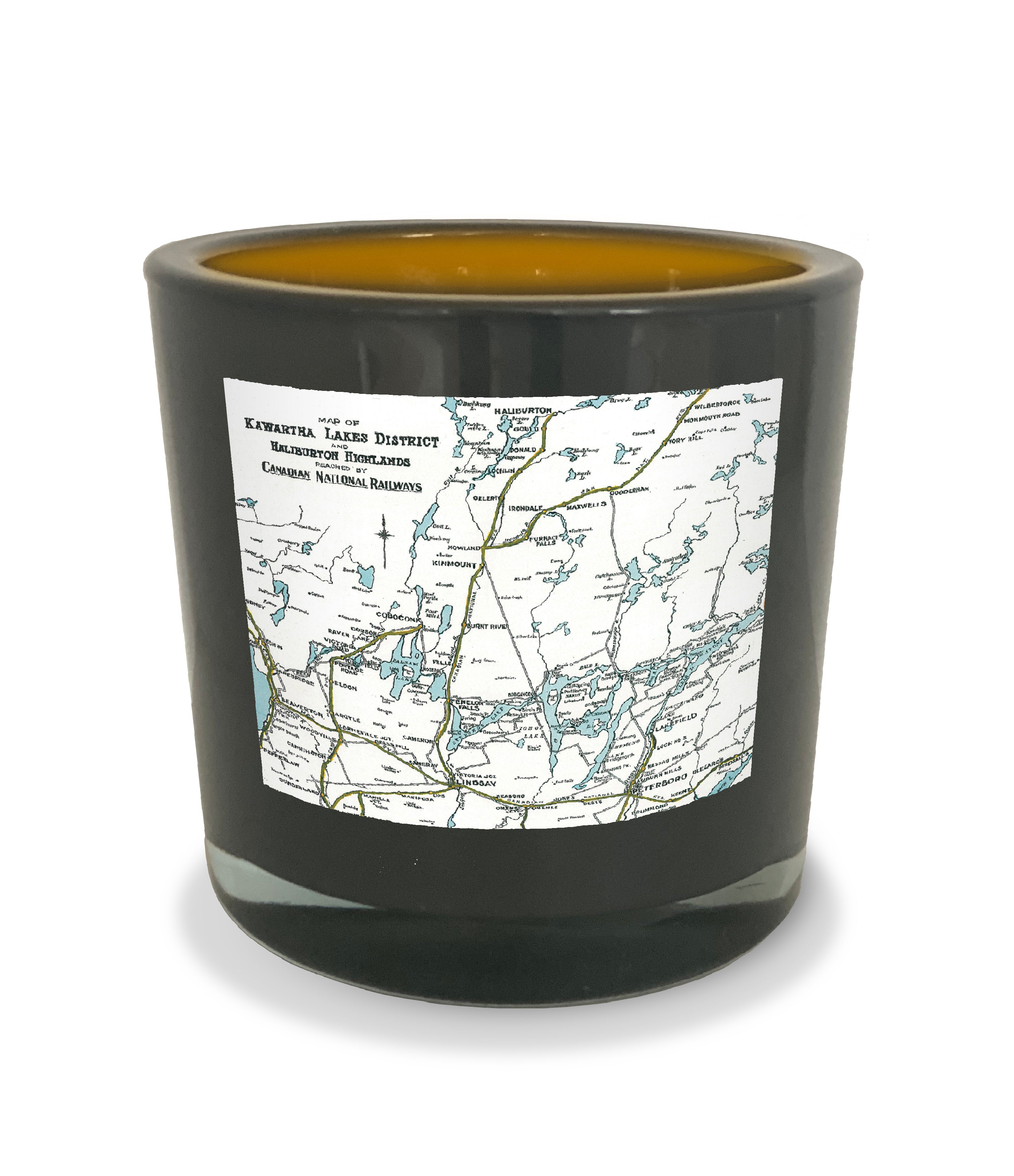 Map Notecards & Candle Gift Set in 7 map choices
