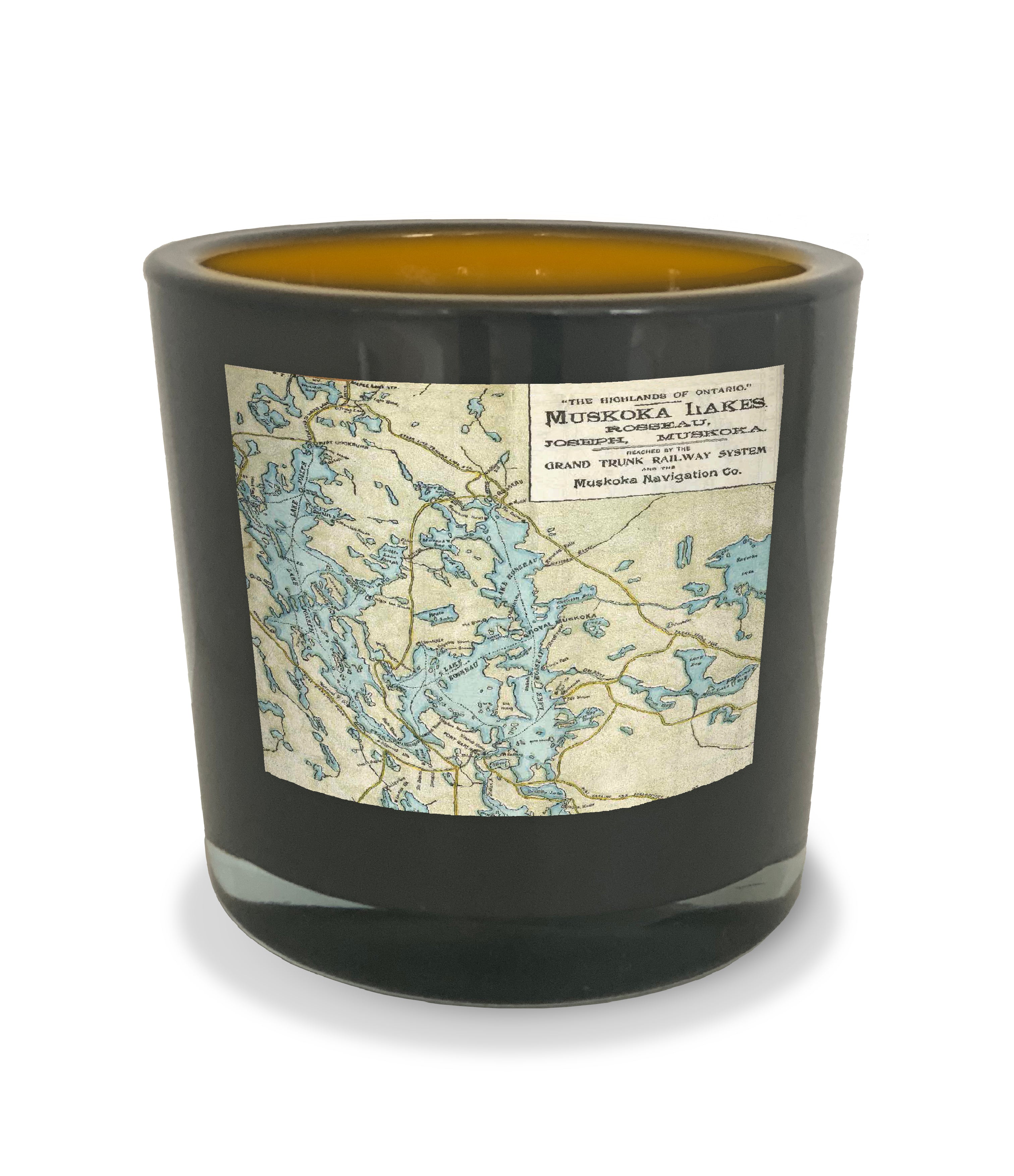 Map Notecards & Candle Gift Set in 7 map choices