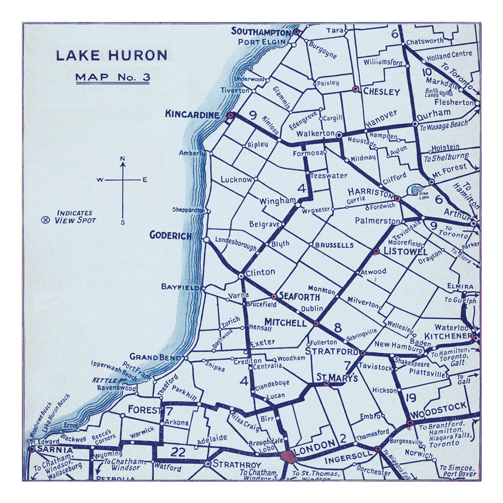 Map Notecards & Candle Gift Set in 7 map choices
